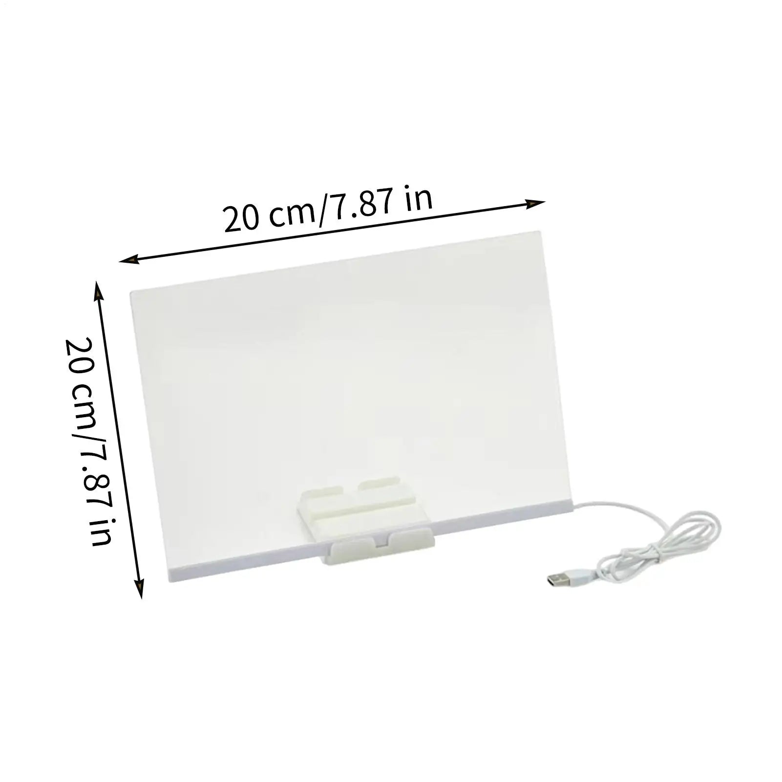 LED Drawing Board Toddler Painting Board Educational Toddler Writing Supplies Portable Drawing Tool for School Home Travel