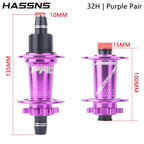 HASSNS Noisy Cube Pro 7 Freehub MTB Rear Hub 32 Holes Dirt Jump Bike Hub Changes Bicycle Cube 15*100/10*135MM Cycling Bushings
