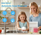 New Automatic Dishwashing Liquid Sensor Kitchen Double Head Gel Foam Hand Sanitizer Soap Dispenser Wall Hanging