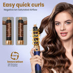 6 in 1 Hair Dryer Brush Hot Comb Set Professional Curling Iron Hair Straightener Styling Tool Air styling Hair Dryer Household