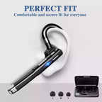 YYK-520 Wireless Headphones Business Bluetooth 5.3 Earphones Hands-free Call Mic Noise Cancelling Headset Earbuds for Driving