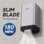 AIKE Automatic Wall Hand Dryers Portable Mini Hand Dryer Washroom Drying Hands 10-15s Quick Drying 900W 110V or 220V AK2822