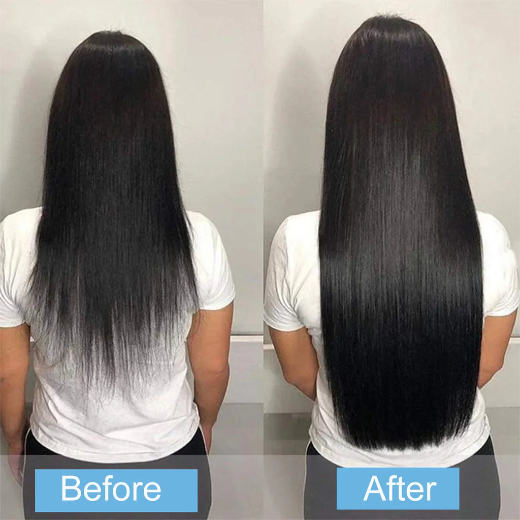 8Pcs Clip In Human Hair Extensions 100% Real Human Hair Clip in Natural Hair Extensions Straight Hair Pieces 14-26Inch Remy Hair