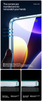 SmartDevil 2pcs Screen Protector for Xiaomi POCO F8 Ultra F7 X7 Pro F6 F5 Pro Tempered Glass for POCO M4 Pro 5G HD Anti Blue Ray