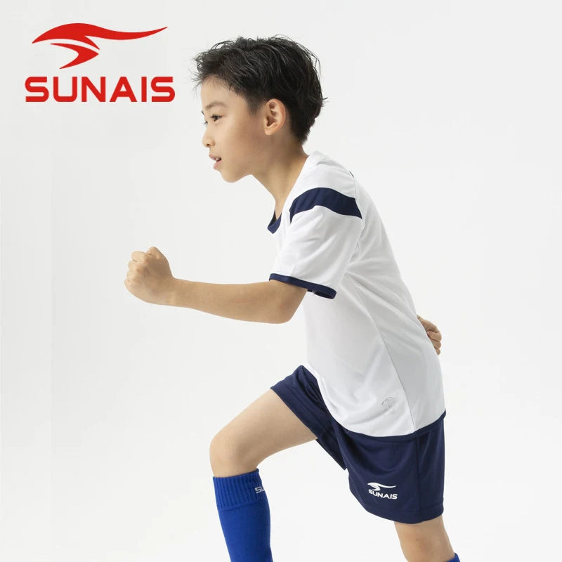SUNAIS 2026 New Knight 2 Kids Football Jersey Set Breathable Comfort Match Training Kit  720135