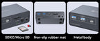 KVM Switch 2 Monitors 2 Computers Docking Station USB C+HDMI/DP Input,4K@60Hz/120Hz DisplayPort Dual Monitor for Laptop Desktop