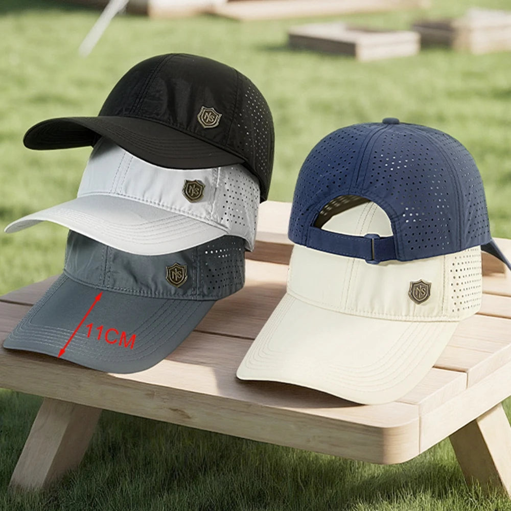11cm Long Brim Fishing Sun Hats Dad Summer Outdoors Casual Sport Hat Women Camping Cap Big Head Men Large Oversize Baseball Cap