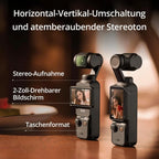 DJI Osmo Pocket 3 Creators Combo Handheld Gimbals Original Brand Active Track 6.0 4K/120 FPS 3-Axis Gimbal Mechanical Stabilization