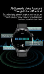 New Accurate ECG Smart Watch Blood Lipids Five Viscera Health Check Body Temperature BT Call Sports Smart Watches For Men 2026