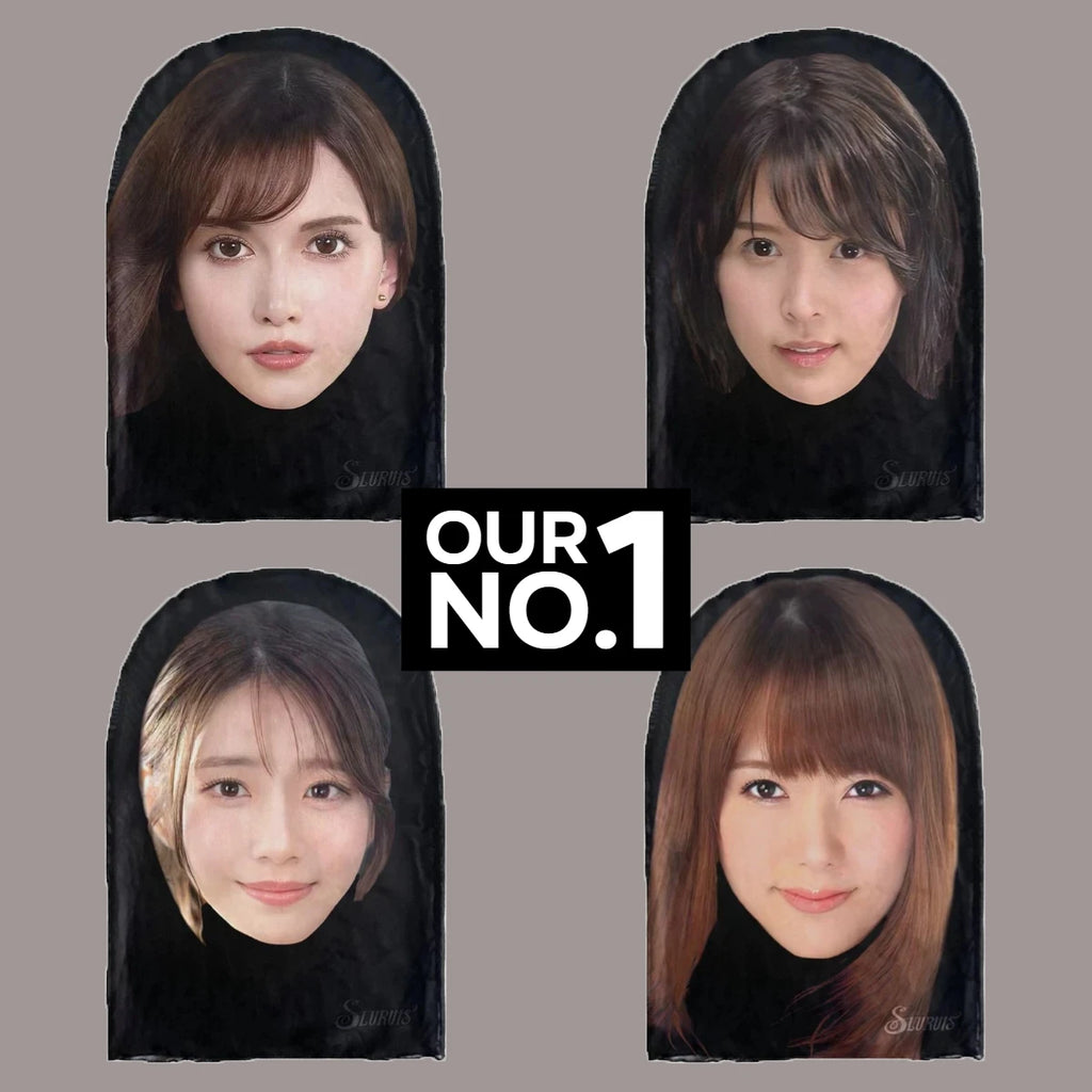 3D Realistic Japanese Female Star Face Mask Novelty Cosplay Headgear Breathable Balaclava for Live Stream Prank Party Halloween