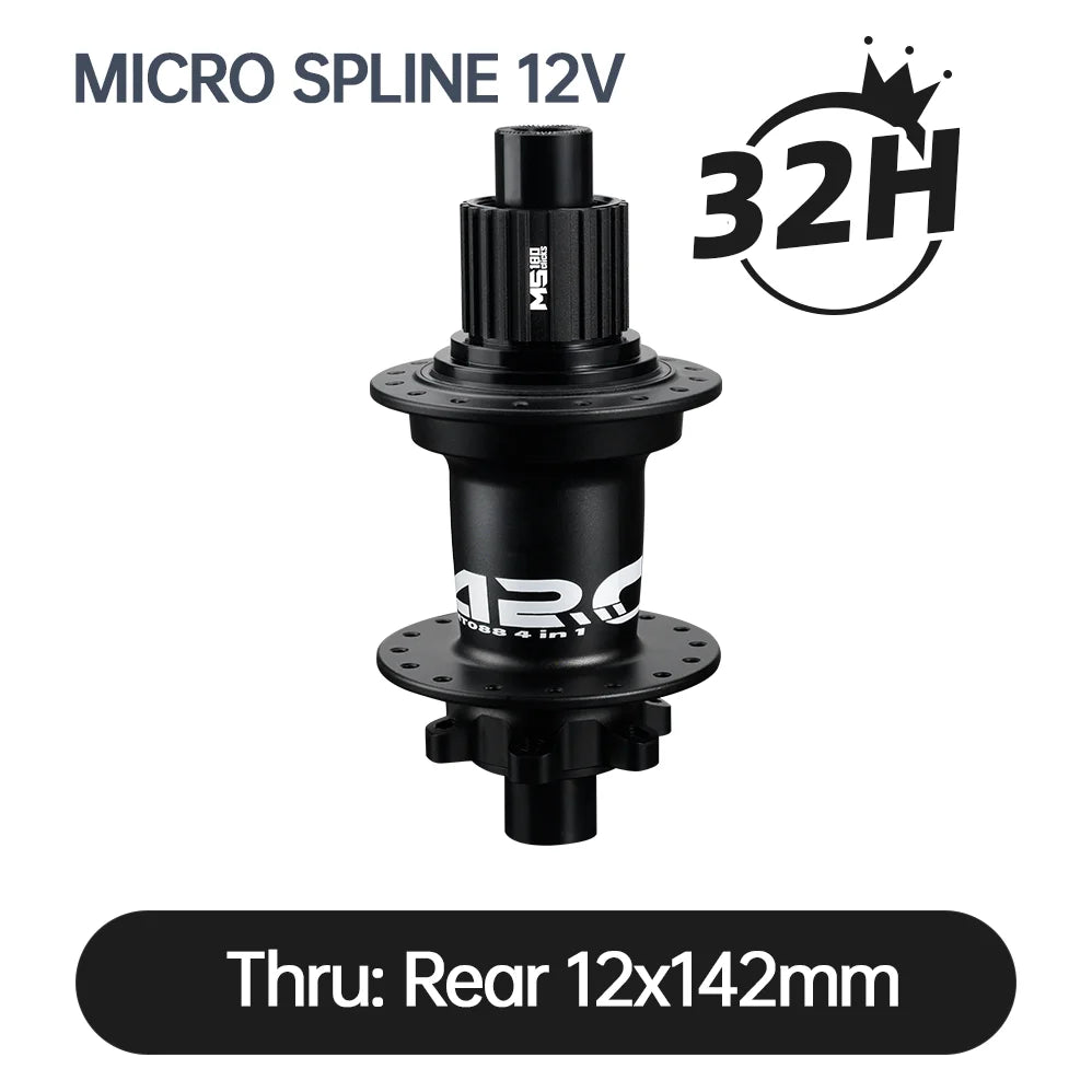 ARC MT088 MTB Hub 6 Pawls 180 Clicks Sealed Bearing Hub Front 9x100 15x100 Rear 10x135 12x142 Bicycle Cube 8 9 10 11 12 Speed