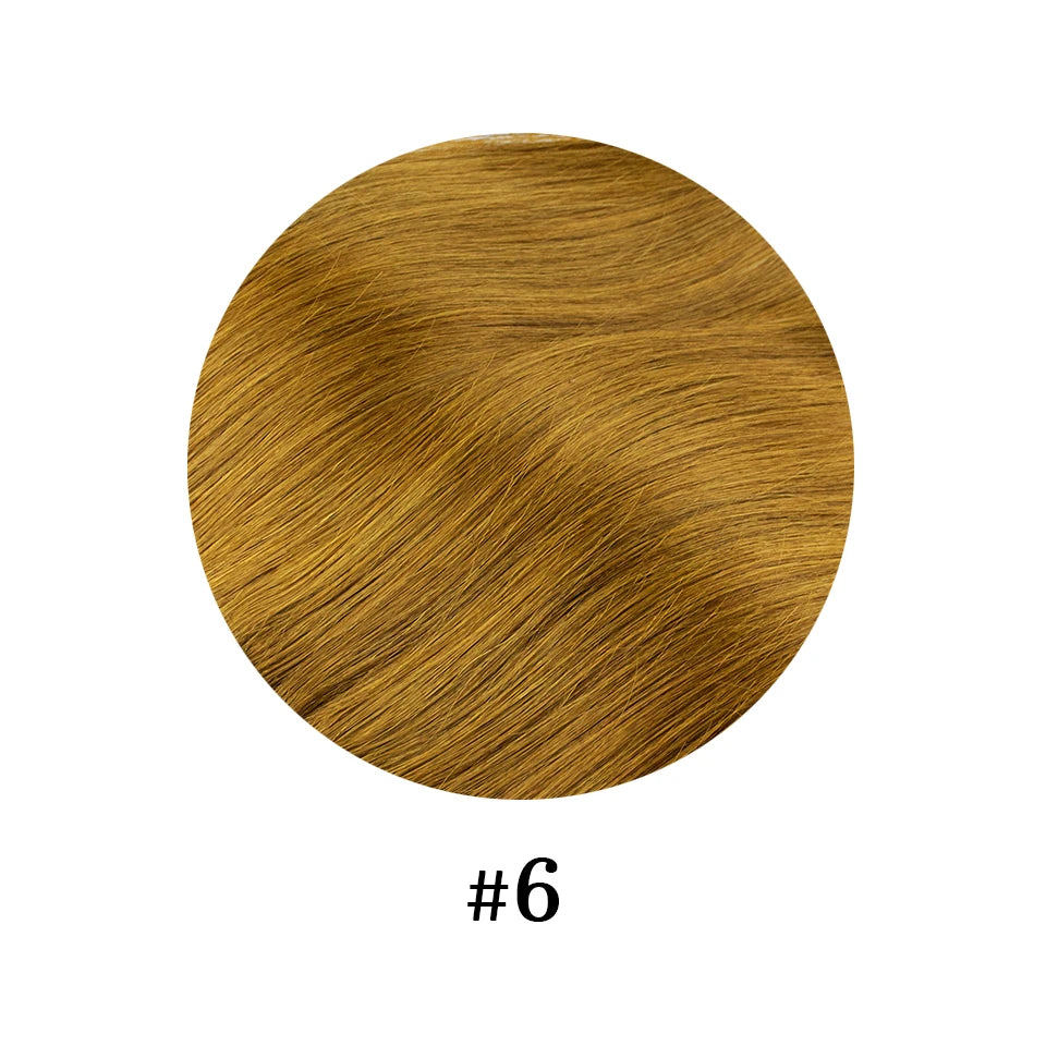 8Pcs Clip In Human Hair Extensions 100% Real Human Hair Clip in Natural Hair Extensions Straight Hair Pieces 14-26Inch Remy Hair
