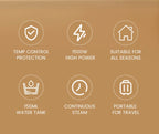 1500W Handheld Steam Hanging Iron Touch Screen Control 15 Seconds Fast Preheat 150ml Portable Home Small Fabric Clothes Steamer