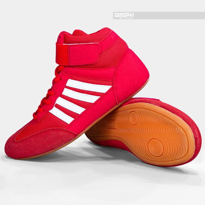 Professional Men Women Wrestling Boots 5 colors Boxing Shoes Couples Anti-Slippery Sneakers Mens Breathable Wrestling Boots