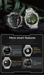 2026New Military T-Rex3 GPS Map Navigation Smart Watch 2GB RAM 1.43-inch AMOLED Screen 30M Waterproof Call Sports Smartwatch Men