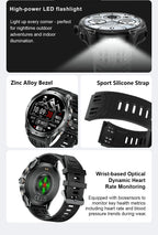 T-Rex 3 ULtra Military Grade 1000mAh Battery Smart Watch 10ATM Waterproof GPS call AMOLED HD Men 100+Sports 2025 New Smart watch
