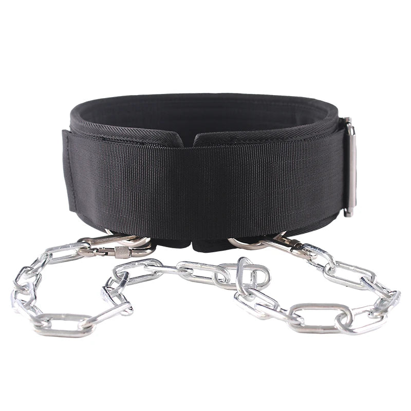 Thick 3 Layers Nylon Dip Belt For Pull Up&Squat Weightlifting,Durable and sturdy Belt for Strength Training,Professional Belt