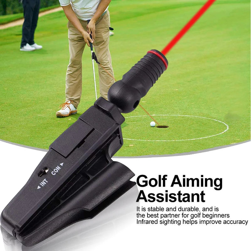 1 pc black Golf Training Aid Putter Red Aid Aim Line Corrector For Golfer Practice Accesories Aiming Aids