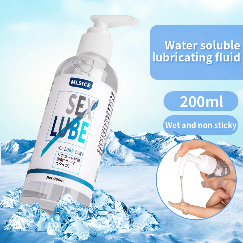 200ml Lubricant For Sex Semen Lube Vagina Man Anal Gay Personal Lubrication Intimate Sexual Water Based Gel Adult Products Shop