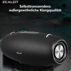 ZEALOT S67 Portable Bluetooth loudspeaker with Shoulder belt Outdoor Waterproof Stereo Sound Strong Bass 40H Playback