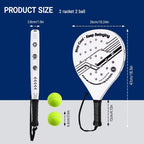 2026 Newest Tennis Racket | Padel Racket, Made of Ultra Light Carbon Fiber Material, with Strong Elasticity and Good Quality