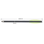 Mixed carbon crossbow for outdoor sports shooting, 6.3 inch, Willow feather, 6pcs/12PCs/24PCs
