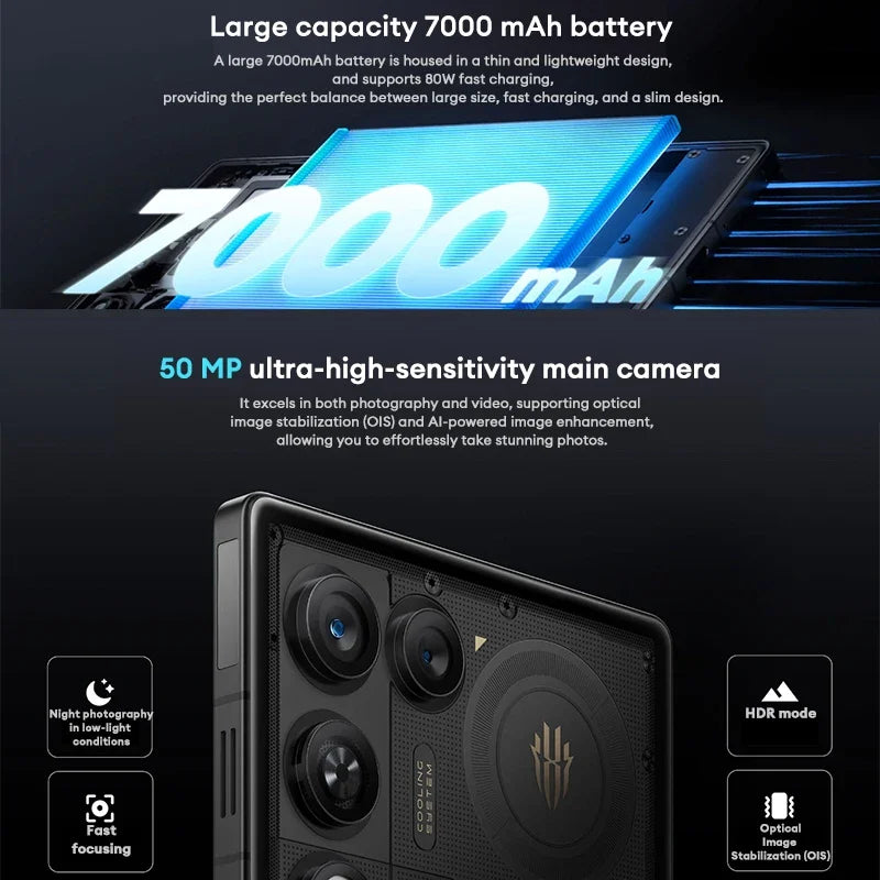 REDMAGIC 11 Air is equipped with a processor 8 Elite and RedCore R4, with a battery high capacity of 7,000 mAh, takes e
