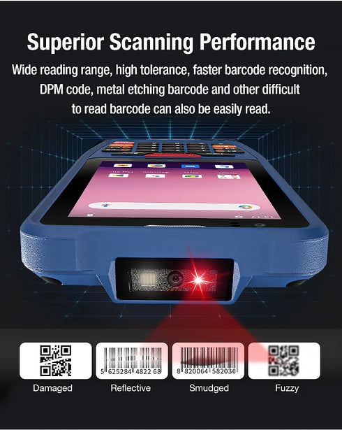 IP67 4 Inch Waterproof Industrial Rugged PDA Handheld Android PDAs Portable Data Terminal NFC  Data Collector for Inventory