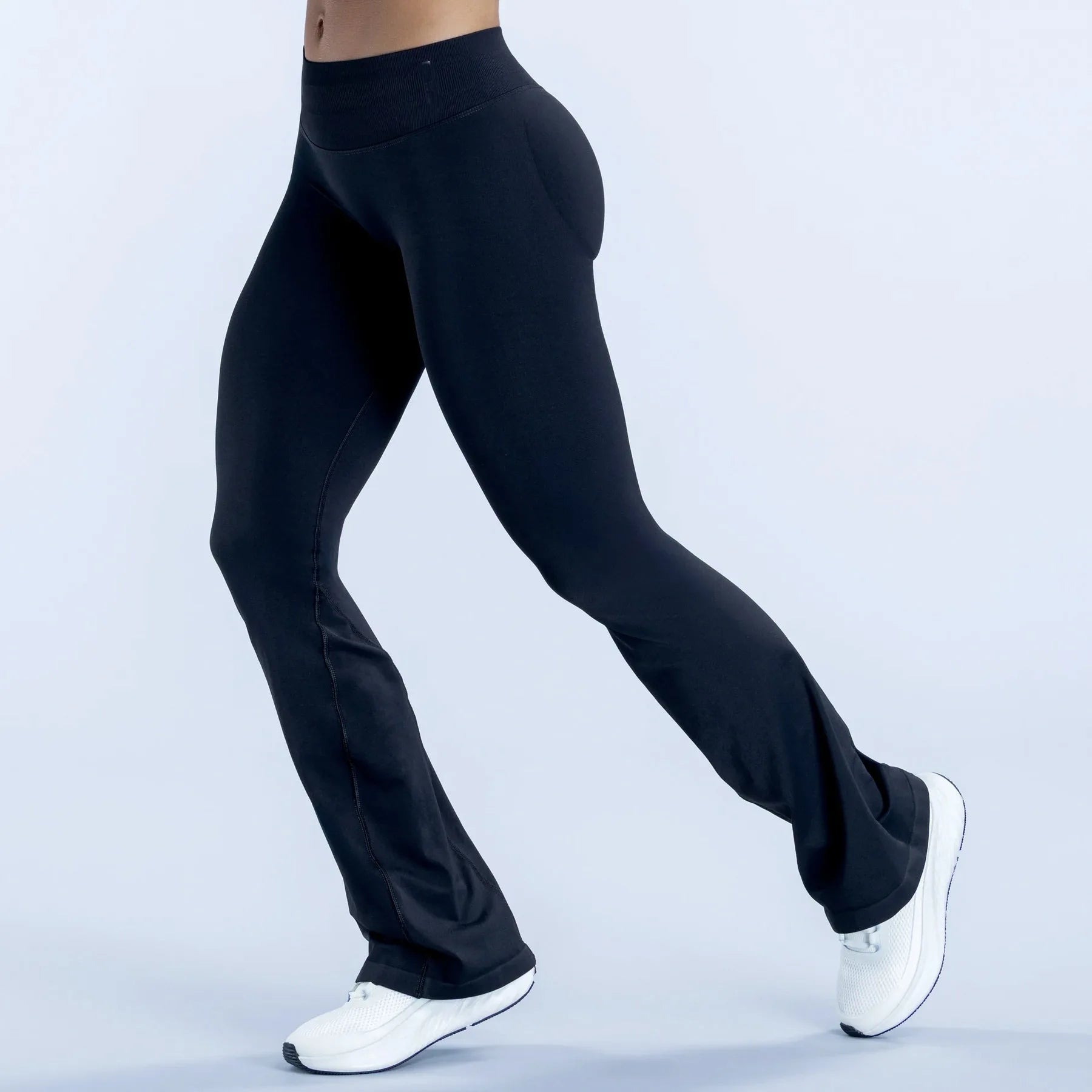 Cavendi Flared Leggings Leg Leggings Woman Wide-leg Pants Yoga Breathable Fitness Clothing Versatile Casual Pants