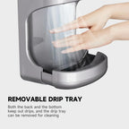 AIKE Automatic Hands Dryer with Drip Tray Wall Mounted High Speed Drying Machine 10-15s Quick Dry Hands Model AK2632 1400-1650W