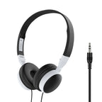 3.5mm Wired Headphones Foldable Adjustable Headphones Bass Stereo Fashion Music Earphones Supplies for MP3 Host All Smartphones