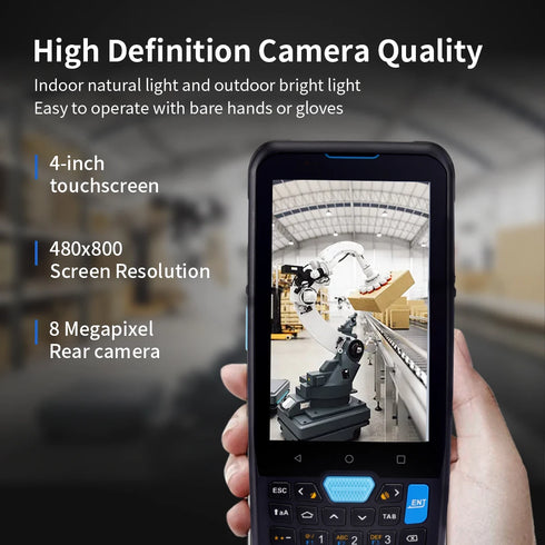 YK957  Android 2d Qr Code Reader Handheld Terminal Pda Android Barcode Scanner With Nfc Rfid Reader Medical Device Pdas 4+64g