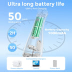 SEJOY Portable Electric Water Flosser Irrigator Dental Teeth Whitening strips 350ML Tank 5 Modes 5 Jet Tips For Home Travel