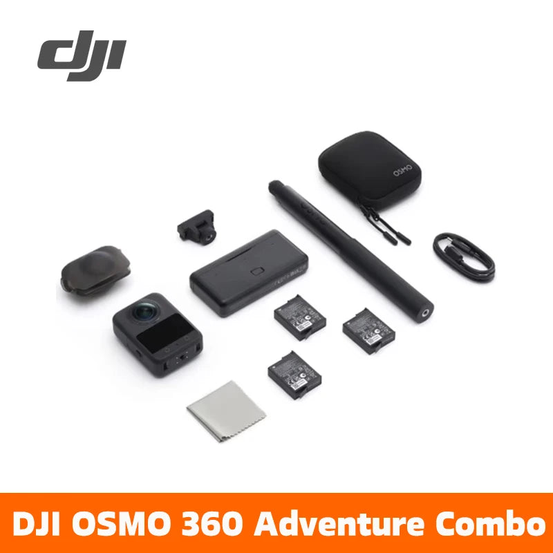 DJI Osmo 360 Standard Bundle 360 Camera with 1 Inch ° Imaging ° Video in 8K Native ° Photo in 120MP Osmo 360