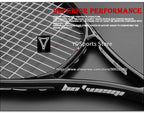High Quality Carbon Aluminium Alloy Strung Tennis Racket For Adult Tenis Rackets 4-1/4 Inch Strings Bag Raquet Padel Men Women