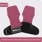 2Pcs Gym Gloves Fitness Hand Palm Protection Equipment Anti Slip Wear-resistant Wrist Protection Hard Pull Grip Strength Gloves