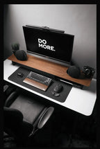 Z1 Monitor Height Increasing Rack Office Luxury Desk Setup E-sports Room Monitor Bracket Wooden Screen Stand with Compartments