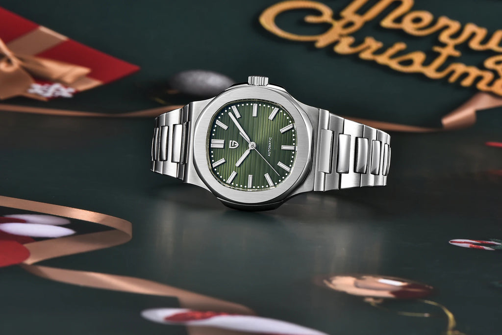 PAGANI DESIGN New Sporty Elegance Mechanical Watch Sapphire Seagull ST16 Movt Man watch Stainless Steel Luminous Men's Watches