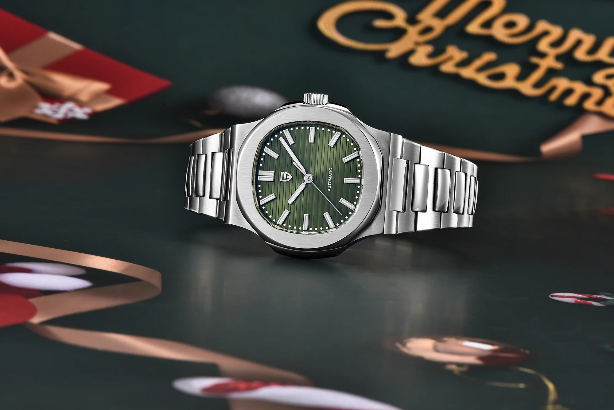PAGANI DESIGN New Sporty Elegance Mechanical Watch Sapphire Seagull ST16 Movt Man watch Stainless Steel Luminous Men's Watches