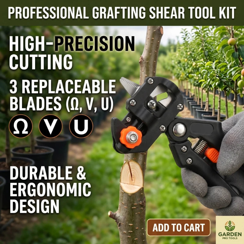 Multi-functional Garden Trimmer Pruning Seedlings Grafting Scissors Fruit Tree Grafting Machine Portable Gardening Tools