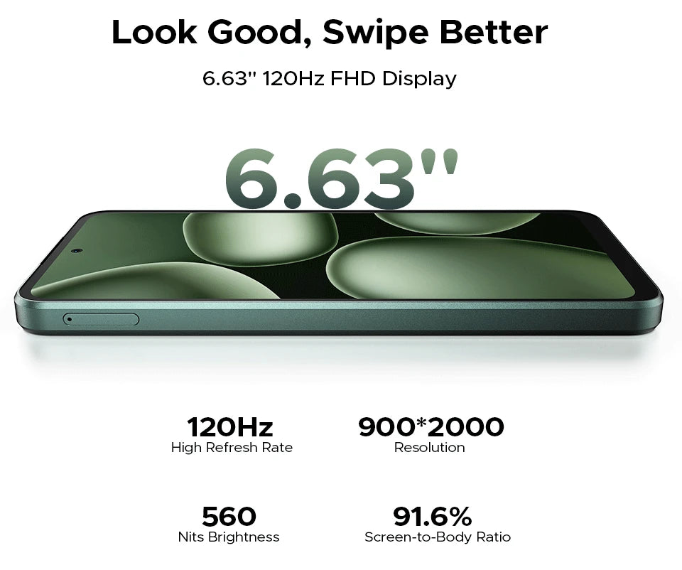 World Premiere DOOGEE B10 Smartphone 7600mAh Battery 6GB 256GB 6.6'' Display 64MP AI Camera Gemini AI Android 16 Mobile Phone