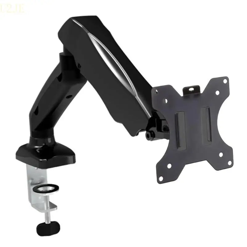 U2JE Single Stand Mount Heavy-Duty Fully Adjustable Desk Clamp Arms for Computer Screens Fits Most 13-27'' Monitors Main image