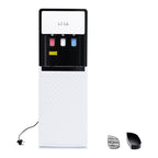 Modern White Bottom Loading Water Dispenser Hot/Cold Water Cooler Dispenser with Anti-Scalding Design for Offices Homes Gyms