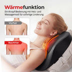 Massager with Heating, 3D Shiatsu Massager for Relaxation, Heated Massage With Shiatsu Kneading Massage, Best Gift for Men Women