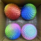 4pcs/set 3D printed snake surprise egg decoration, flexible joints, the best gift for 3D printing enthusiasts