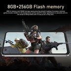 FUFFI Global Vision i17 Pro Max Smartphone Android 8GB RAM 256GB ROM 6.56 Inch Phone 720x1612HD 24+48MP 5G Network Mobile Phones