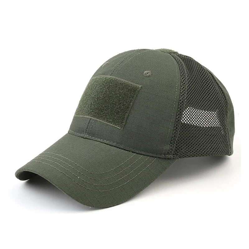 Outdoor Multicam Camouflage Adjustable Cap Mesh Tactical Airsoft Fishing Hunting Hiking Basketball Snapback Hat Main image