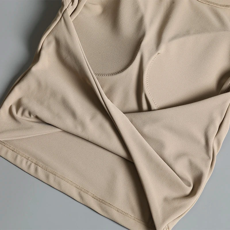 Sexy Backless Sports Vest for Women Fixed Chest Pad Tight Quick-Drying Slim Yoga Top Breathable Fitness Shirt