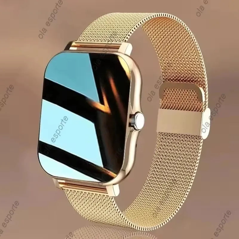 NEW 2025 Fashion SmartWatch Android Phone 2.01" Color Screen Full Touch Custom Dial Watch Women Bluetooth Call Smart Watch Men