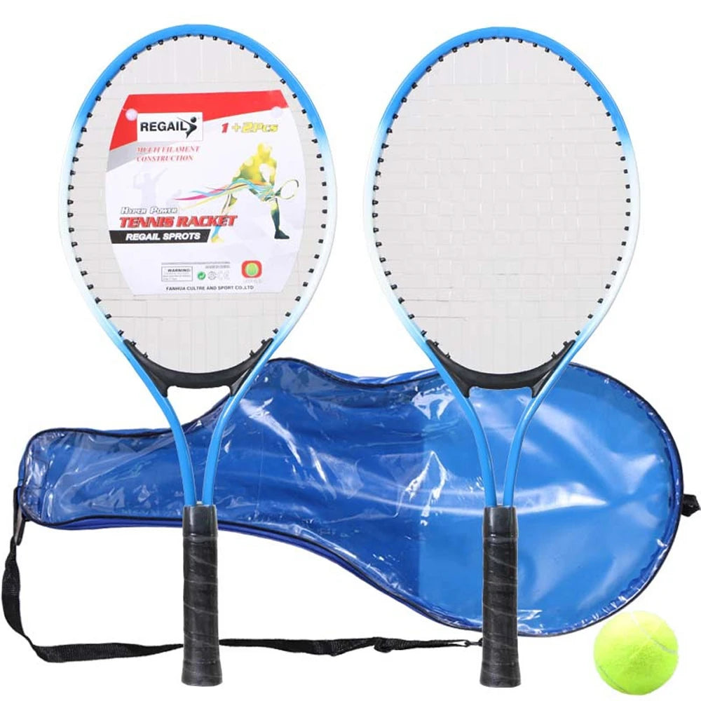 Kids Tennis Rackets with Tennis Ball Tennis Trainer for Children Beginners Light Weight Tennis Racquet